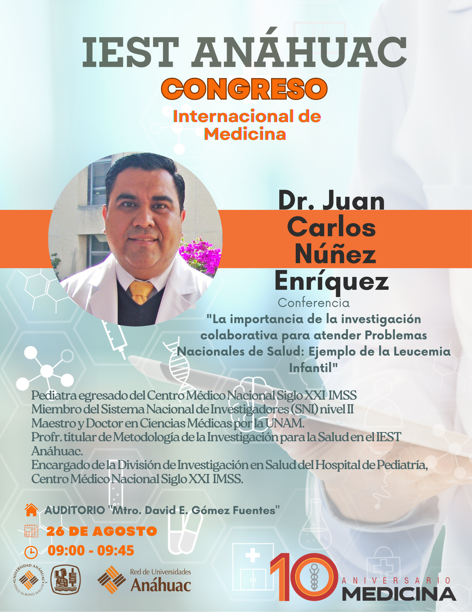 FLYER 7 DR. JUAN CARLOS NÚÑEZ